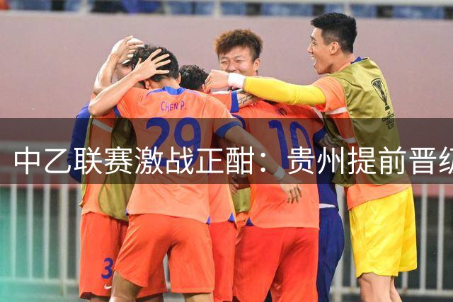中乙联赛激战正酣：贵州提前晋级争冠组，江西绝杀跻身南区前四